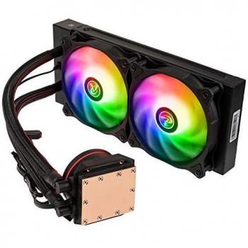 Raijintek EOS 240 RBW Sistema de Refrigeración Líquida Todo en Uno para Procesador en Color Negro con Iluminación RGB
