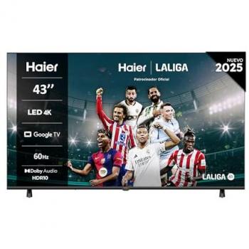 TV LED 43 Haier H43K85FUX UHD 4K, Smart Google TV, HDR10, Dolby Audio