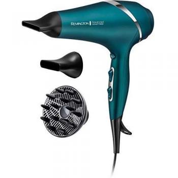 Remington Secador de Pelo Profesional Advanced Coconut Therapy - Iónico, 2 Concentradores, 1 Difusor, 2300 W, Azul - AC8648