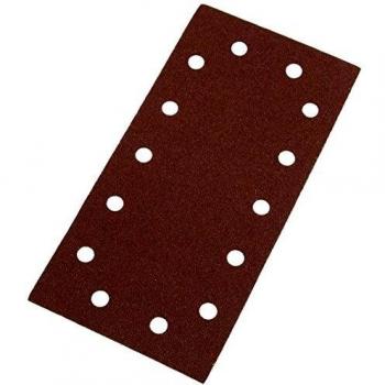 Silverline 457004 - Hojas de lija perforadas autoadherentes 115 x 230 mm, 10 pzas