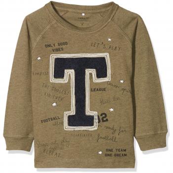 NAME IT Nmmdaly LS Top Box, Camisa Manga Larga Para Bebés, Verde