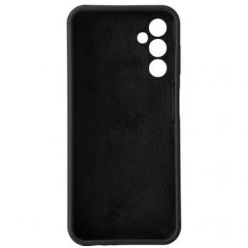 Funda de Silicona Negra Satinada para Samsung Galaxy A14 4G, Cubierta Completa