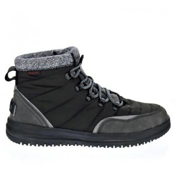 Botas Hey Dude Charlie para Hombre con Cordones de Nylon Elástico en Color Negro