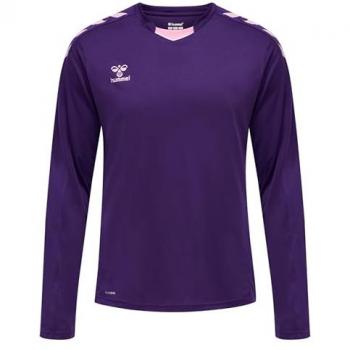 Camisola Hummel hmlCore - Jersey de manga corta, tejido transpirable, diseño moderno, logo de la marca en el pecho, ajuste regular