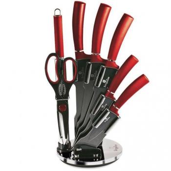 Juego de cuchillos de cocina profesional Berlinger Haus Burgundy 8 piezas