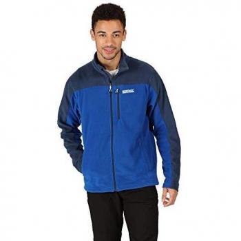 Regatta Fellard - Forro Polar Confeccionado En Tejido Symmetry, con Bolsillo En El Pecho Y Cremallera Integral Fleece, Hombre, Nautical Blue/Dark Denim, S
