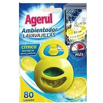 Agerul Ambientador Cítrico Lavavajillas, Multicolor, 80 Lavados