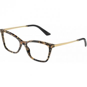 Dolce & Gabbana DG3347 911 Women's Square Havana Eyeglasses