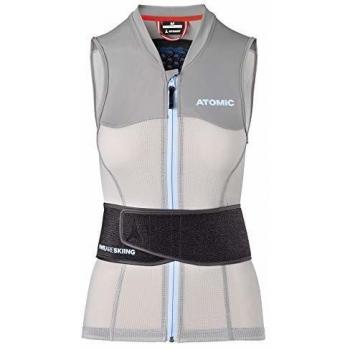 ATOMIC Live Shield Vest AMID W Chaleco Protector de esquí con Estructura, para Mujer, Gris, L