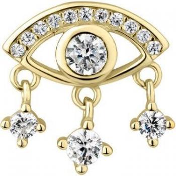 Piercing tragus Earcandy Sirin de plata bañado en oro 18k