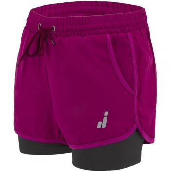 Pantalones de running Joluvi Meta Duo Morado Mujer