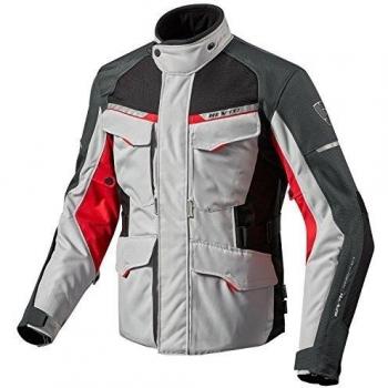 FJT208 - 4020-XYL - Rev It Outback 2 Motorcycle Jacket 3XL Silver Red