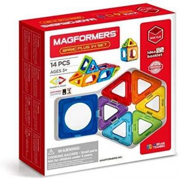Magformers Juego de Construcción S.T.E.M. Basisset Plus 14 Piezas