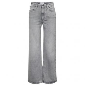 Only Juicy High Rise Wide Leg Women's Jeans - Medium Grey Denim 28/32