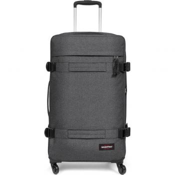 Eastpak - Maleta mediana Transit'R 4 M blanda con capacidad de 68 L en color gris oscuro negro