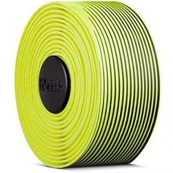 Fizik Cinta de Manillar Vento Microtex Tacky Negro-Amarillo Flúor
