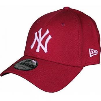 New Era 9FORTY New York Yankees MLB League Essential Cap, Mens burgundy Cap