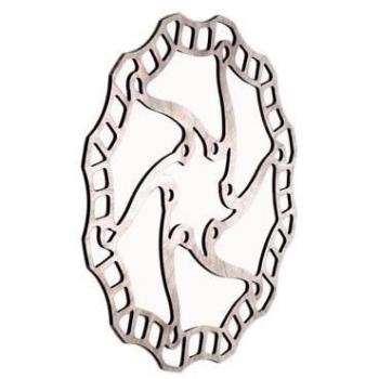Ashima Airotor Brakes, Silver, 6 BOLT 180 mm