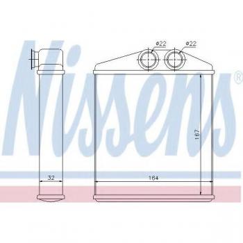 NISSENS Intercambiador de Calor para Calefacción Interior 72661