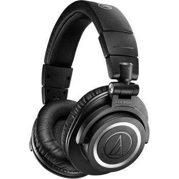 Auriculares Bluetooth Audio-Technica ATH-M50XBT2 Inalámbricos Over-Ear con 50 horas de batería, color negro