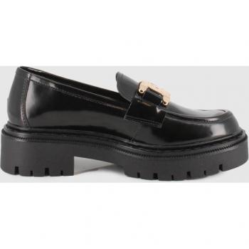 Mocasines de mujer negros Blogger con suela ergonómica