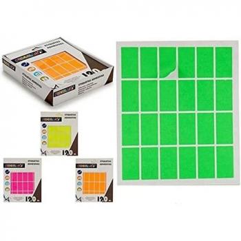 Pincello S3600720 Etiquetas Autoadhesivas Rectangular, 20 x 37 mm, 120 unidades