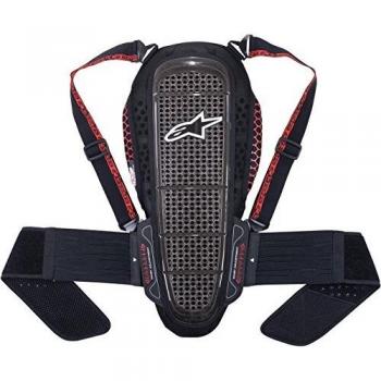 Protector de Espalda Alpinestars Nucleon KR-1, Negro, Ahumado/Rojo, M