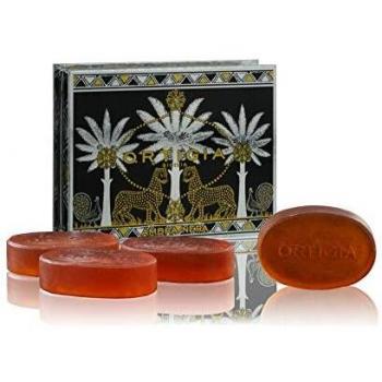 Amber Black Glycerin Soap Set 4 x 100 g