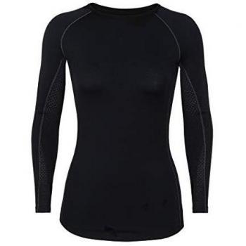 Camiseta Térmica de Merino para Mujer Icebreaker 200 Zone LS Crewe