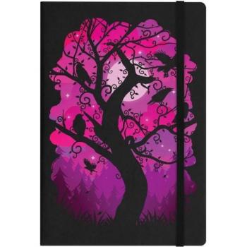 Cuaderno A5 de tapa dura Silueta de Cuervo Arbor
