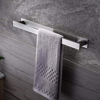 Ruicer Toallero Adhesivo 40CM Toalleros de Baño Sin Taladro, Acero Inoxidable
