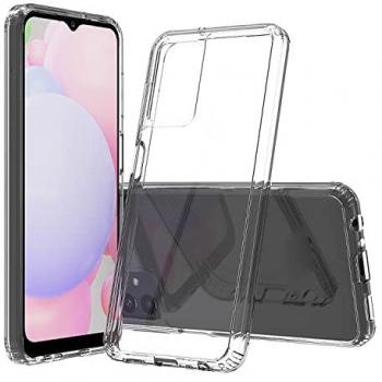 Funda híbrida transparente (bumper + trasera) para Samsung Galaxy A13 4G