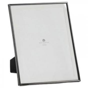 Gift Decor Marco de Fotos Negro Cristal Acero 23 x 28 x 15 cm (12 Unidades) - Decora Tu Hogar