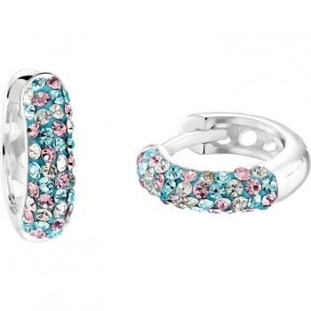Pendientes de niña Prinzessin Lillifee - Plata multicolor con circonitas