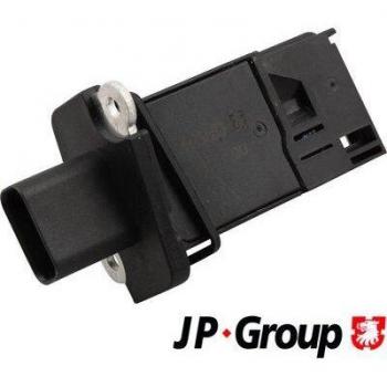 Sensor de flujo de aire JP GROUP 1593900600, medidor de masa de aire con conexión eléctrica, diseño compacto, alta precisión en la medición, compatible con varios modelos de vehículos
