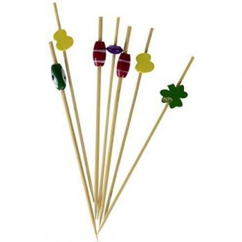 García de Pou Pick, Bambú, Colores Variados, 12 x 30 x 30 cm, 100 Unidades