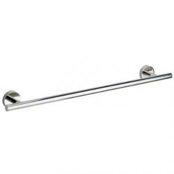 WENKO Toallero de barra Bosio Shine acero inox, Acero inoxidable, 60 x 5.5 x 7 cm, Brillante