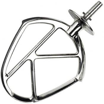 Batidor K de acero inoxidable con anillo de seguridad para robots MAJOR y COOKING CHEF KENWOOD
