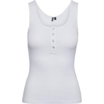 Top sin mangas para mujer Pieces Kitte, básico y versátil