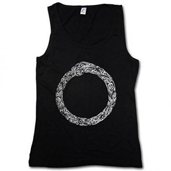 NORSE MIDGARD SNAKE I MUJER CAMISETA SIN MANGAS TANK TOP - mitología nórdica Valhalla serpiente Walhall Walhalla Ravens Odin Thor Mjölnir Loki Midgard Wikinger Kelten Rune Tamaños S - 5XL