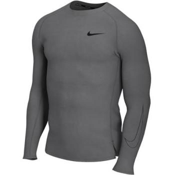 Nike Dri-Fit Pro Tight Camiseta De Manga Larga Hombres - Gris/Negro, Talla 2XL, Modelo DD1990-068