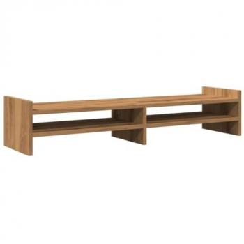 Soporte para Monitor de Madera Ingenierizada Artisan 100x27x20 cm, Elevador para Pantalla