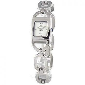 TIME FORCE Reloj Analógico para Mujer de Cuarzo con Correa en Acero Inoxidable TF2619L-03M-1