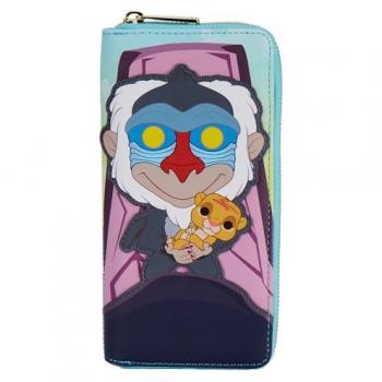 Cartera Loungefly Disney El Rey León Pride Rock Multicolor Unisex de Cuero Sintético con Cierre Tipo Monedero