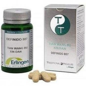 Erlingen Definido 807 Tian Wang Bu Xin Dan 60 comprimidos