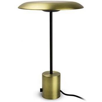 Lámpara de mesa LED Hoshi Oro Satinado/Negro 12W 3000K