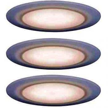Luminaria Empotrable LED Paulmann Suon, Set de 3, Dimmable, IP44, 5W, 2700K Satinada