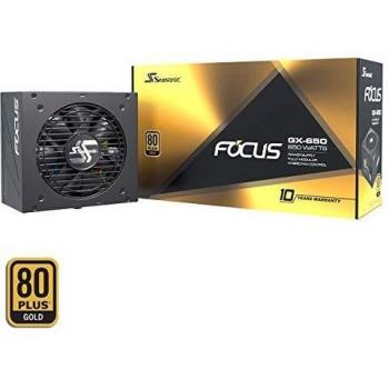 Fuente de alimentación para PC Seasonic FOCUS GX-650 con alimentación completa 80PLUS Gold 650 vatios