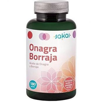 Sakai –Onagra y Borraja- Alto aporte de GLA- Equilibrio y bienestar femenino- Alivio de las molestias menstruales, síntomas de la menopausia y síndrome premenstrual- Cuidado de la piel- Salud Femenina
