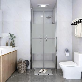 vidaXL Shower Door Half Frosted ESG 101x190 cm - Characteristics: Made of tempered glass (ESG), half frosted design for privacy, dimensions of 101x190 cm, suitable for modern bathrooms, easy to install, durable and
